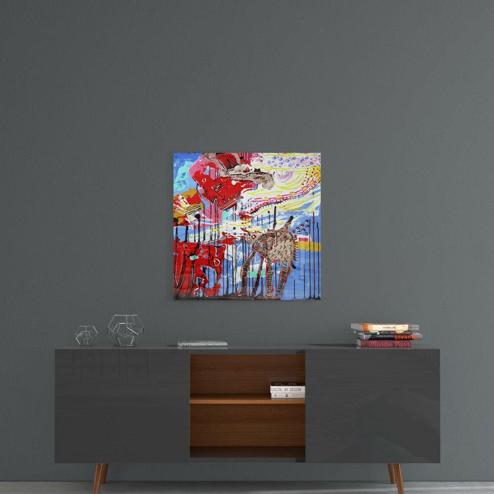 Star Wars Abstract Glass Wall Art.
