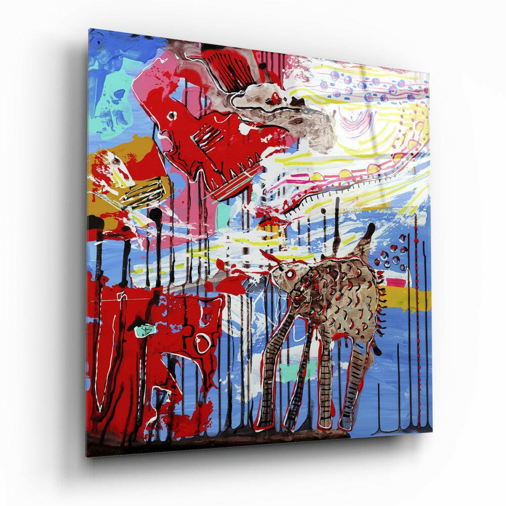 Star Wars Abstract Glass Wall Art.
