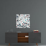 Pixels Glass Wall Art.