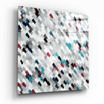 Pixels Glass Wall Art.