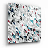 Pixels Glass Wall Art.