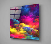 Color Explosion Glass Wall Art.