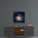 Space - Black Hole Glass Wall Art.