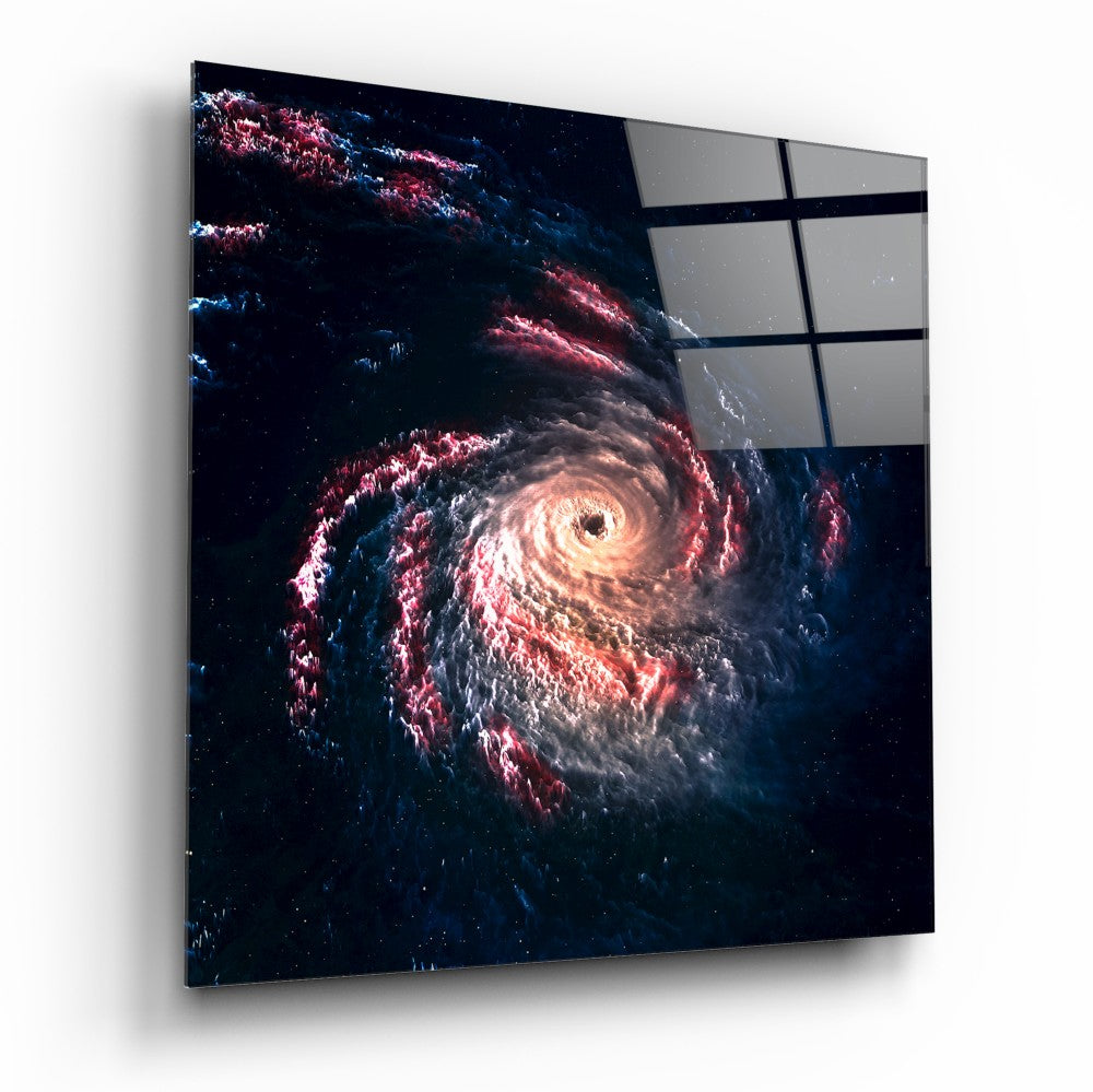 Space - Black Hole Glass Wall Art | Insigne Art Design