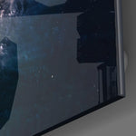 Space - Black Hole Glass Wall Art.