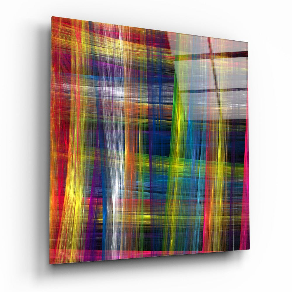 Colorful Touches Glass Wall Art | Insigne Art Design