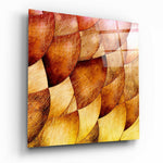 Gold Shells Glass Wall Art.