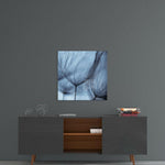 Dandelion Tranquility Glass Wall Art.