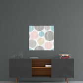 Soft Spots Glass Wall Arts.