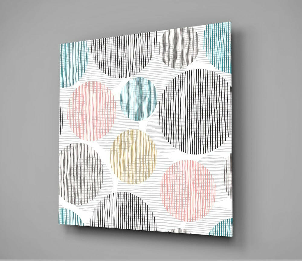 Soft Spots Glass Wall Arts.