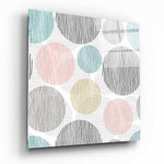 Soft Spots Glass Wall Arts.