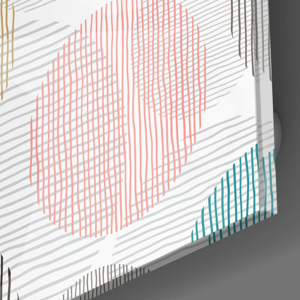 Soft Spots Glass Wall Arts.