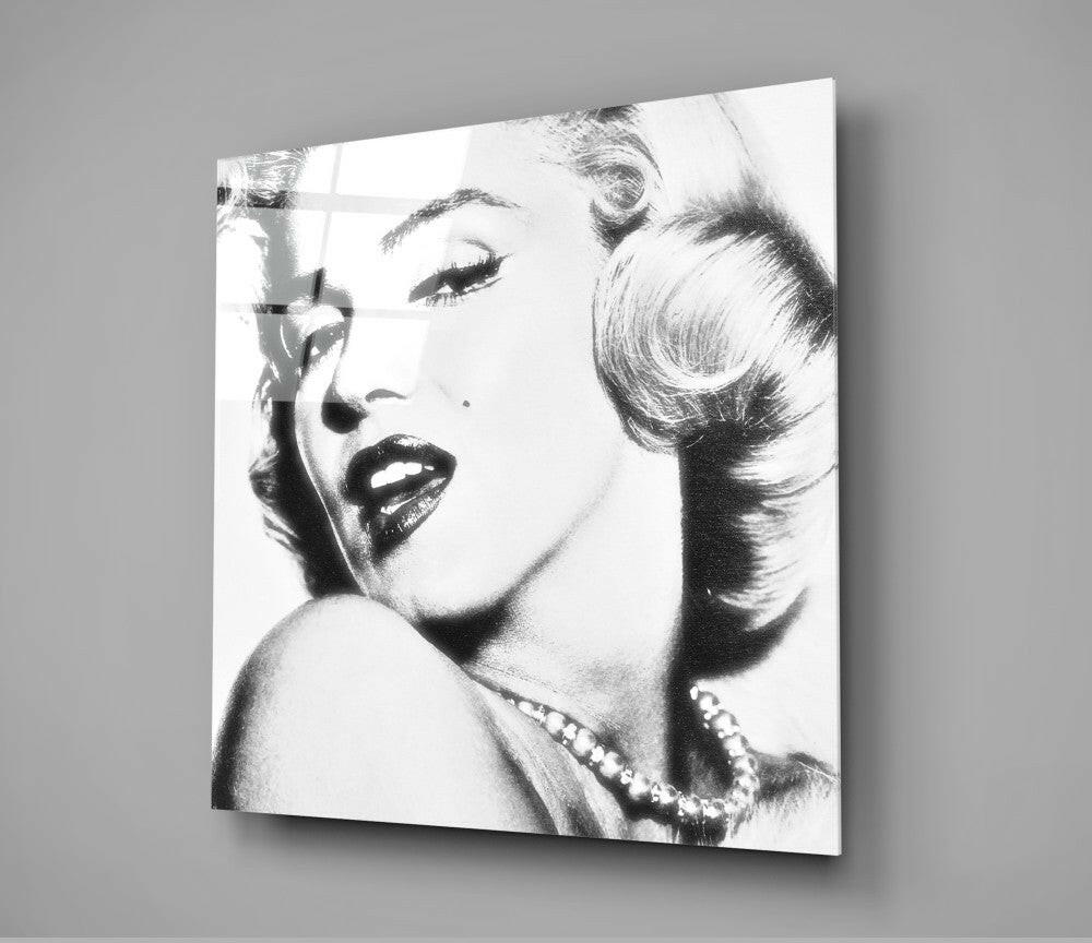 Marilyn Monroe Glass Wall Art.
