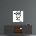 Smoke Silhouettes Glass Wall Art.