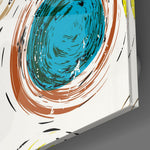 Colored Cores Glass Wall Art.