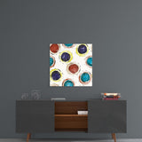 Colored Cores Glass Wall Art | Insigne Art Design