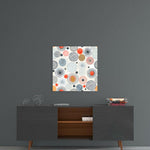 Dot to Flower Glass Wall Art.