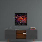 Mechanical Harmony Glass Wall Art.