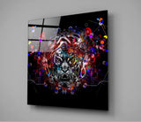 Mechanical Tiger Glass Wall Art | Insigne Art Design