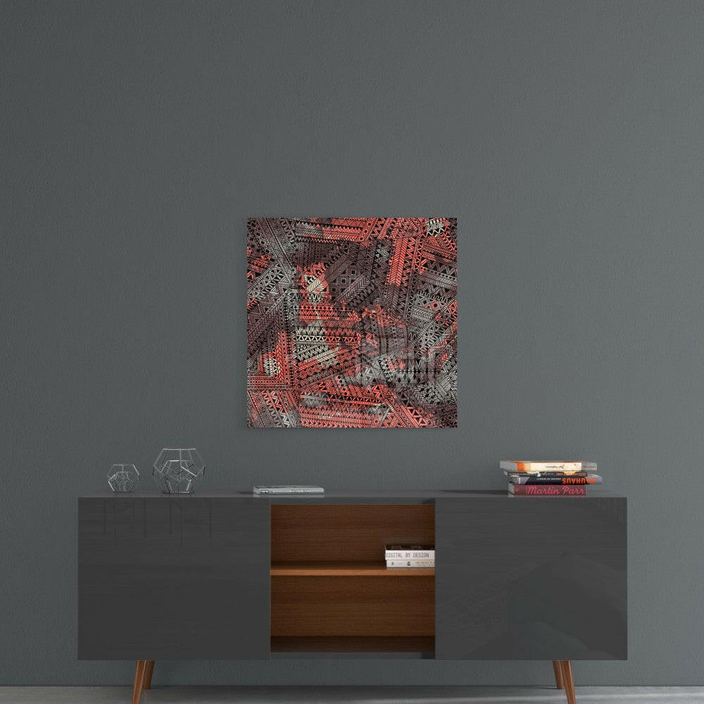 Columns Glass Wall Art.