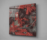Columns Glass Wall Art.