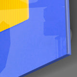 Posture of the Hydrangea Glass Wall Art | Insigne Art Design