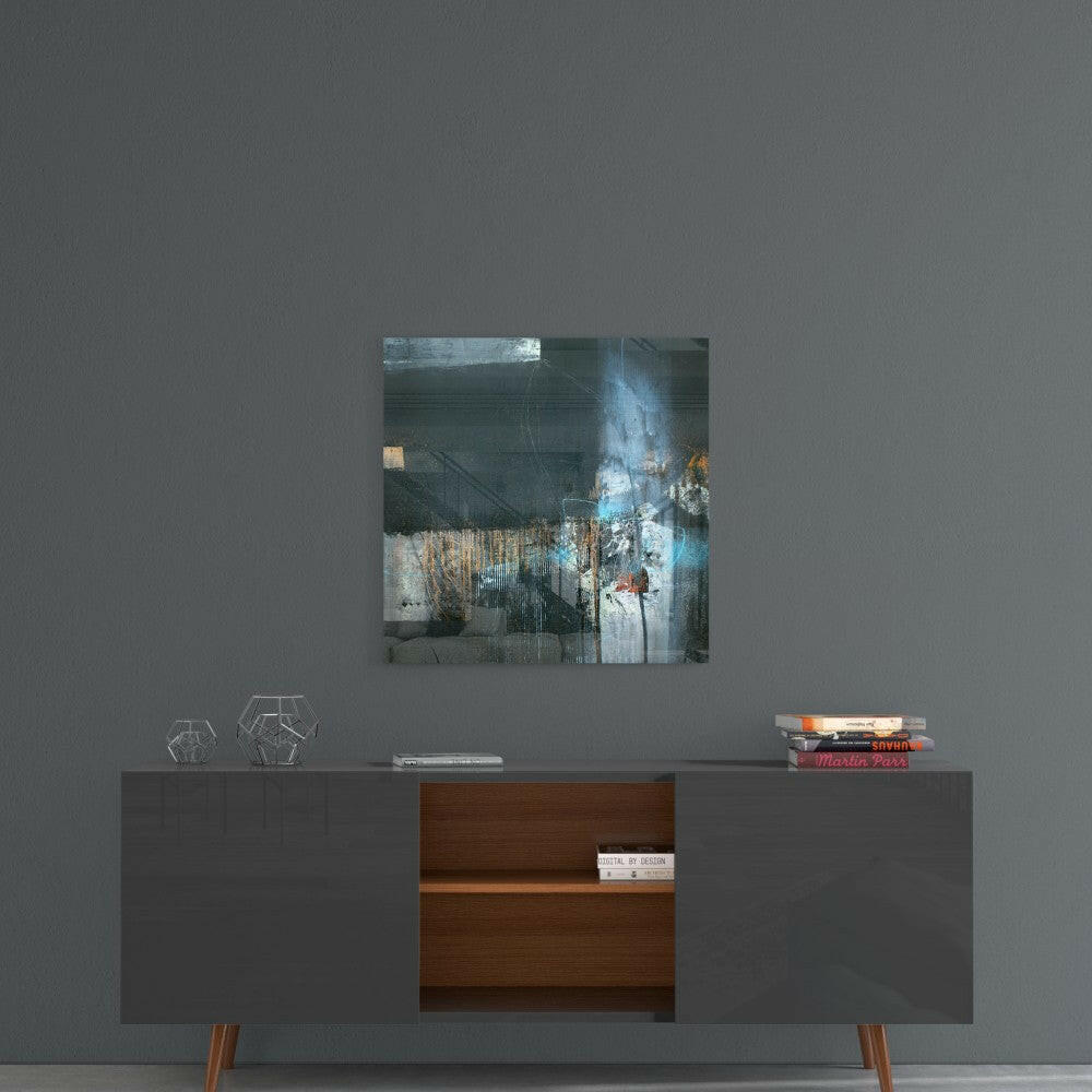 Lost Silhouette Glass Wall Art.