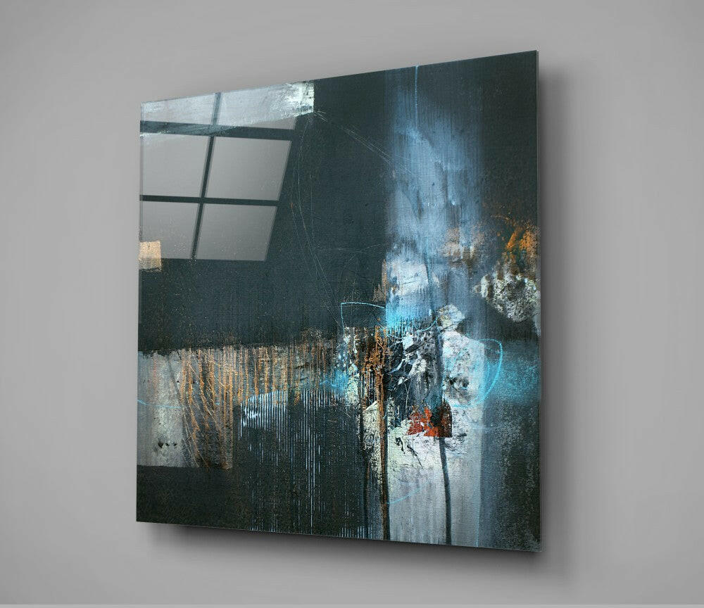 Lost Silhouette Glass Wall Art.