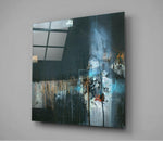 Lost Silhouette Glass Wall Art.