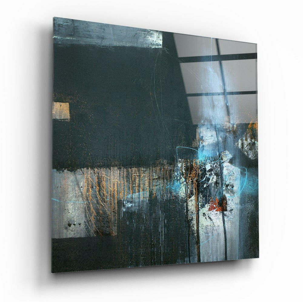 Lost Silhouette Glass Wall Art.