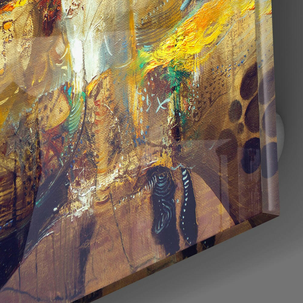 Mixed Glass Wall Art.