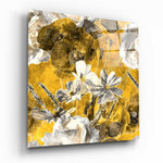 Daisies Glass Wall Art.