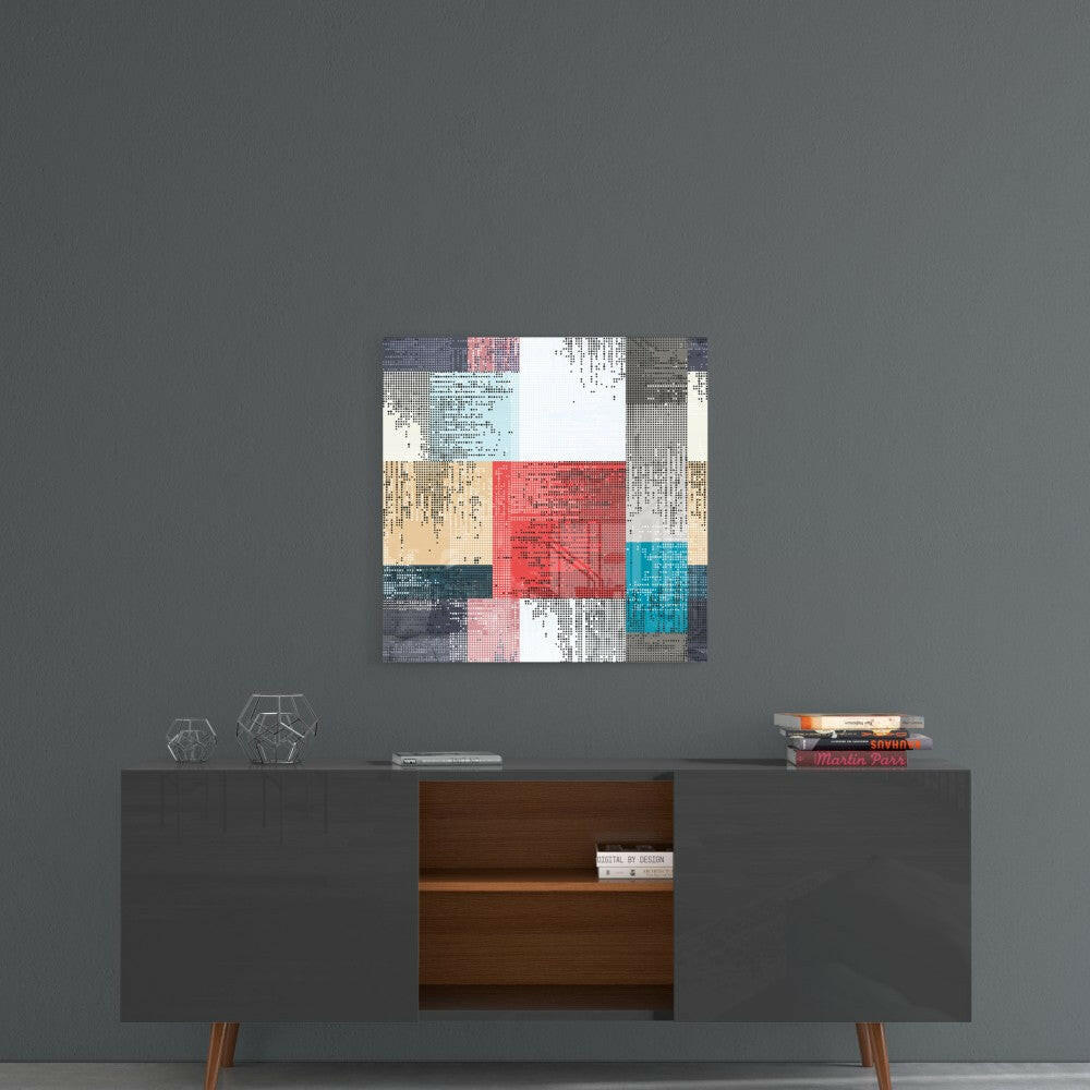 Patchwork Glass Wall Art.