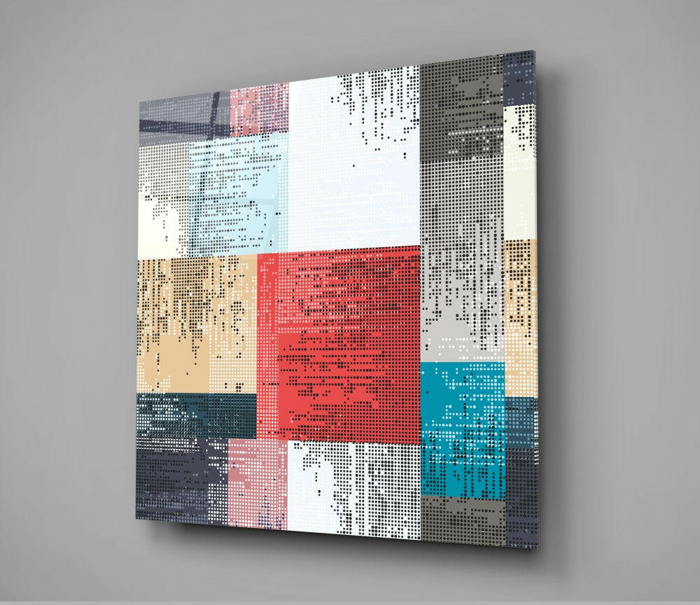 Patchwork Glass Wall Art.