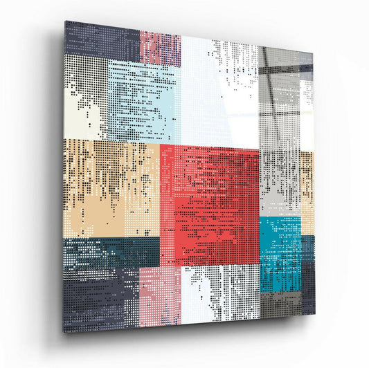 Patchwork Glass Wall Art.