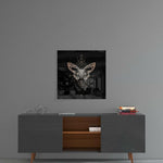 Da Vinci Style Butterfly Glass Wall Art.