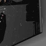 Da Vinci Style Butterfly Glass Wall Art.