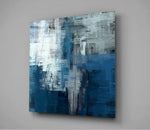 Blue Touch Glass Wall Art.