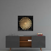 Nostalgic Lace Motif Glass Wall Art.