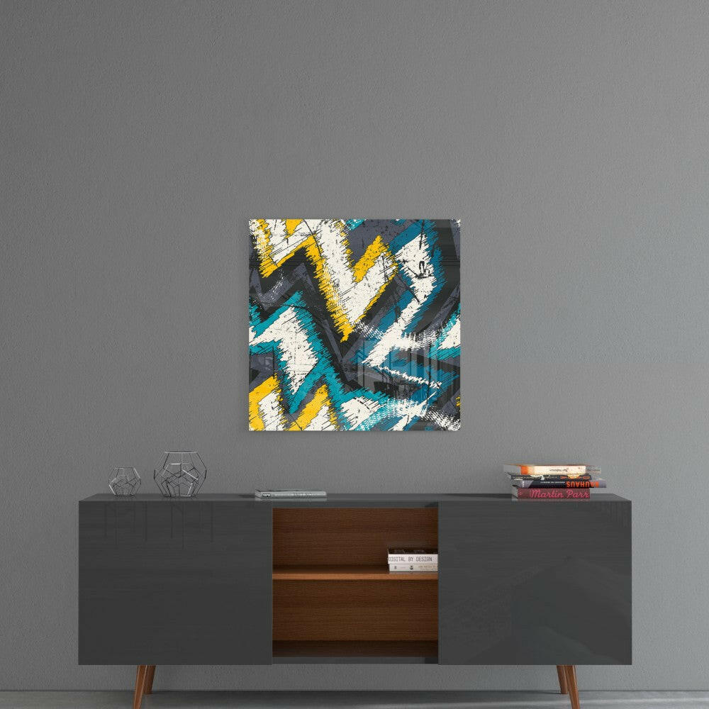 ZZZ Glass Wall Art.