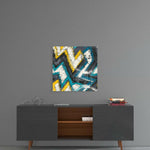 ZZZ Glass Wall Art.