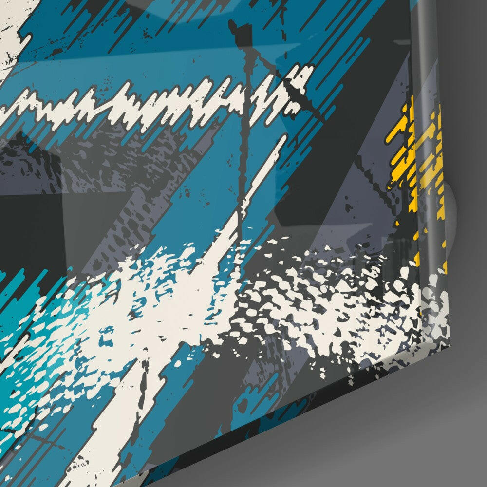 ZZZ Glass Wall Art.