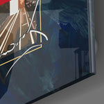 Words - Draw Your Way Glass Wall Art.