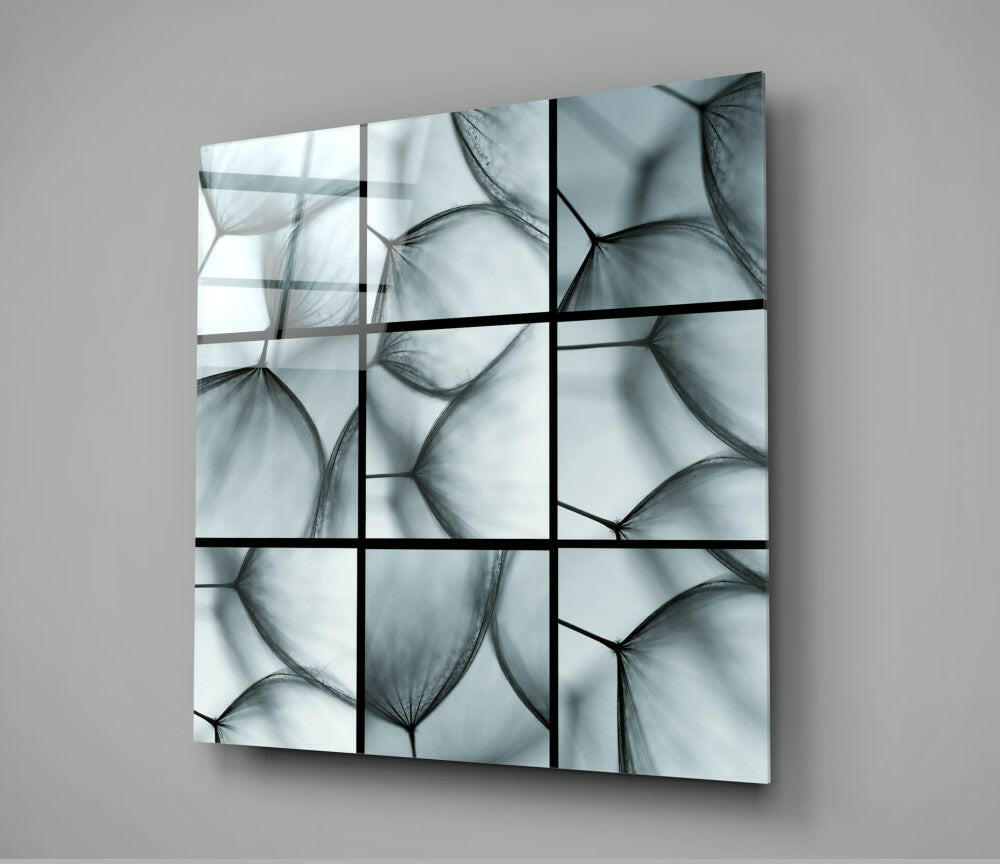 Bee Eye Dandelion Glass Wall Art.