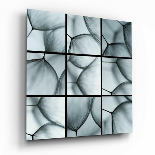 Bee Eye Dandelion Glass Wall Art.