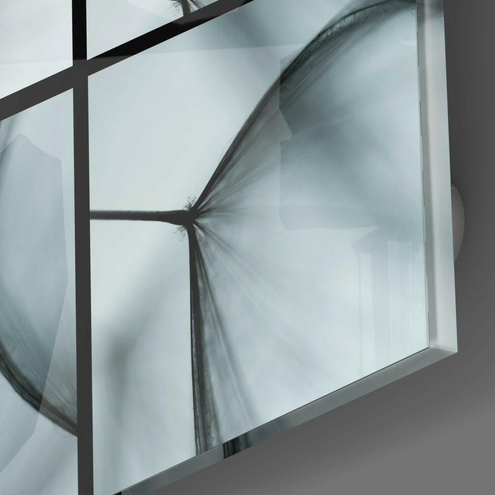 Bee Eye Dandelion Glass Wall Art.