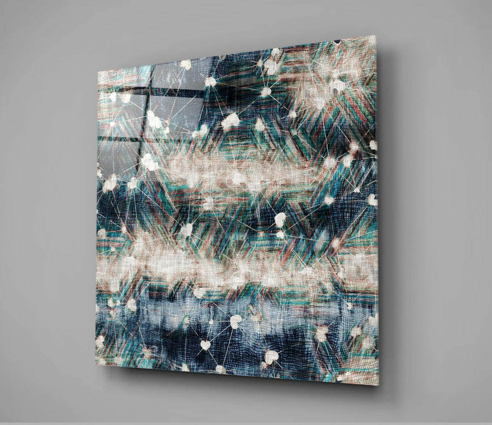 Paths From Heart to Heart Glass Wall Art.