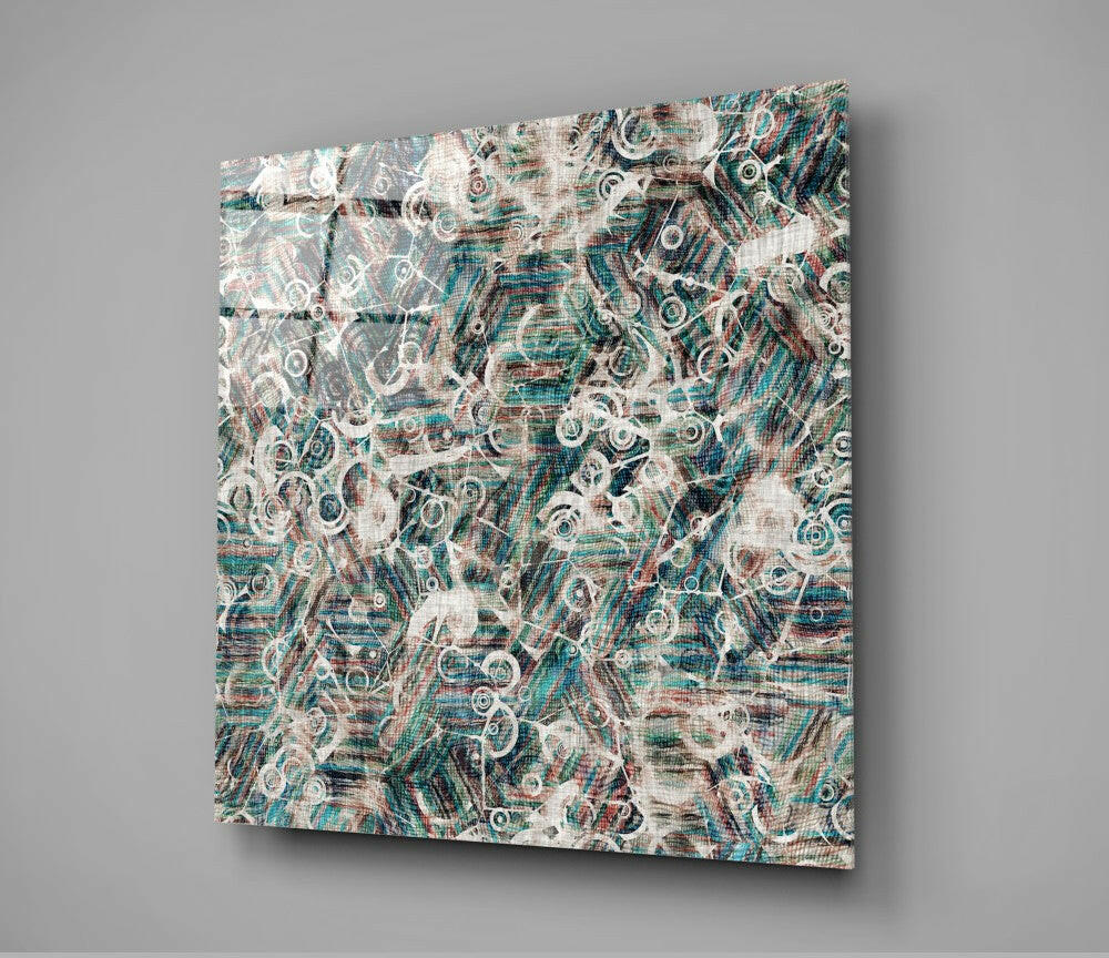 Mystery of Shapes Glass Wall Art.