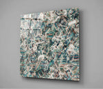 Mystery of Shapes Glass Wall Art.