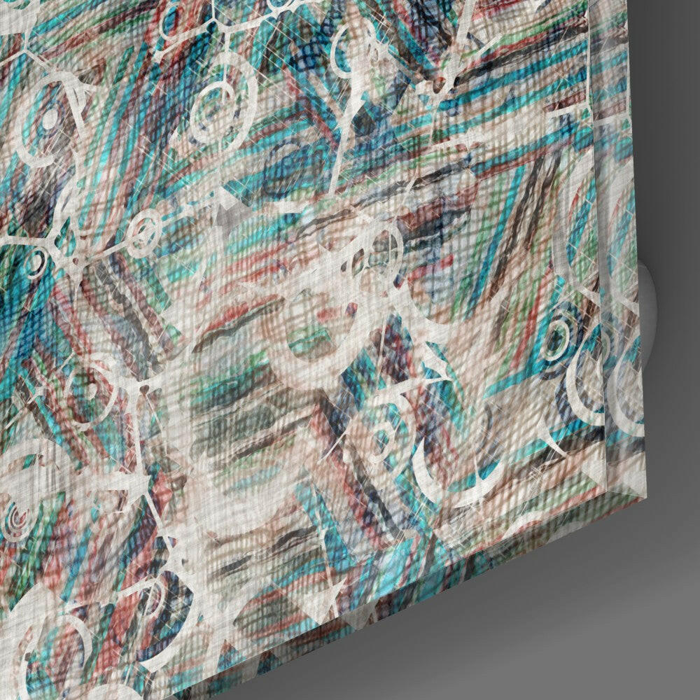 Mystery of Shapes Glass Wall Art.